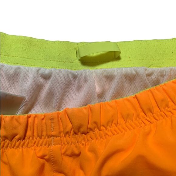 Reebok Athletic Running Shorts Neon Orange Size XS - Picture 5 of 9